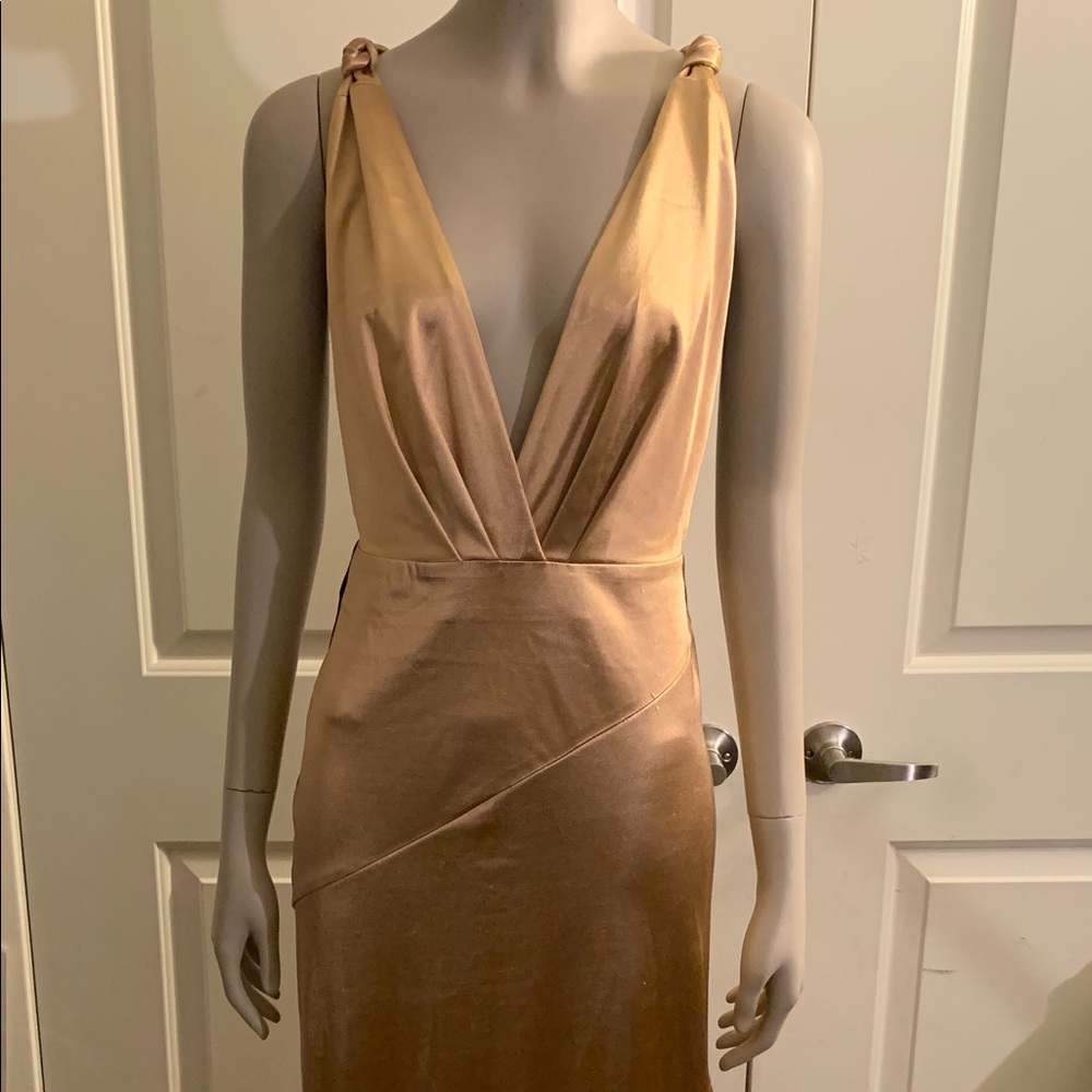 Forever 21 Satin Asymmetrical Homecoming Dress